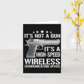 Funny Ammo Gun liebt Sprichwort Gun Owner Geschenk Karte (Gelbe Blume)