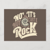 Funny Ammonites Fossilien Hunter Quote Postkarte (Vorderseite)