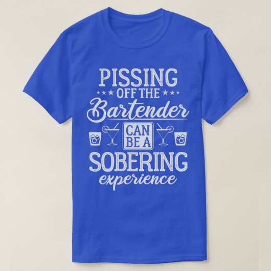 Funny Amp Sarcastic Barkeeper Kit Design T-Shirt (Design vorne)