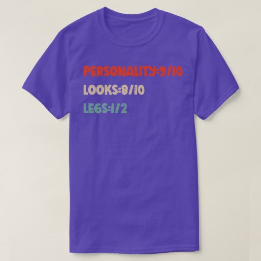 Funny Amputee Amputation T-Shirt (Design vorne)