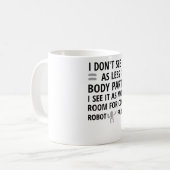 Funny Amputee Erholung Geschenke| Amputeter Hebela Kaffeetasse (Vorderseite Links)
