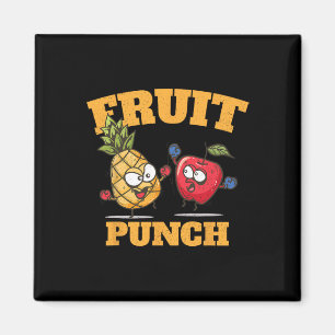 Funny Ananas Apfel Boxing Juice Tropical Fruit Magnet