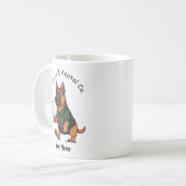Funny Anatolian Shepherd Dog Business Suit Coffee Kaffeetasse (Vorderseite Links)
