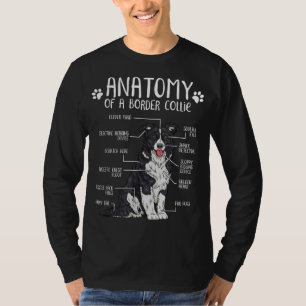 Funny Anatomy Border Collie Dog Lover T-Shirt