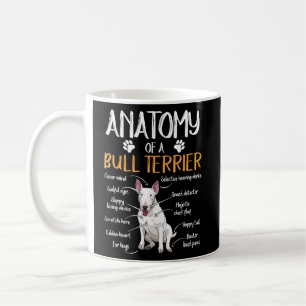 Funny Anatomy Bull Terrier Dog Kaffeetasse