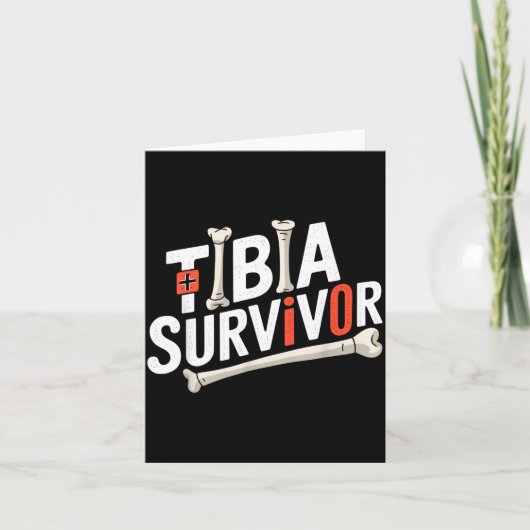 Funny Anatomy Going Tibia Okay Broken Leg Gift For Karte (Vorderseite)