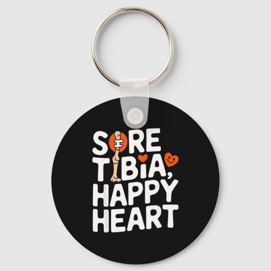 Funny Anatomy Going Tibia Okay Broken Leg Gift For Schlüsselanhänger (Vorderseite)