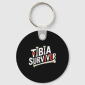 Funny Anatomy Going Tibia Okay Broken Leg Gift For Schlüsselanhänger (Vorderseite)