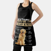 Funny Anatomy Golden Retriever Dog Lover Gift Schürze (InSitu)