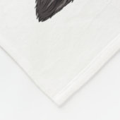 Funny Anatomy Newfoundland Dog Cute Newfie Lover Fleecedecke (Ecke)