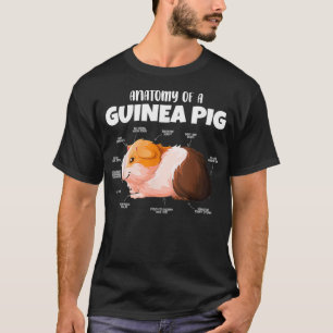 Funny Anatomy of a Guinea Pig Gifts for Niedlich F T-Shirt
