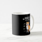 Funny Anatomy Shiba Inu Dog Lover 462 Kaffeetasse (VorderseiteRechts)