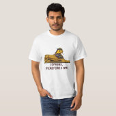 Funny Ancient Egyptian Sphinx Joke Design T-Shirt (Vorne ganz)