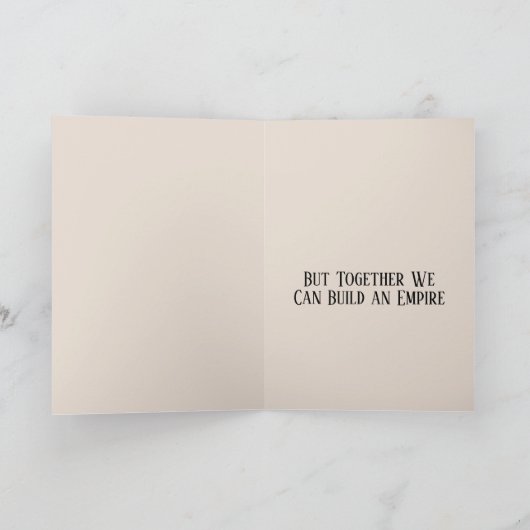 Funny Ancient Rom Thema Valentinstag Karte (Innenseite)