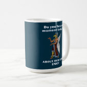 Funny Ancient UFO Annunaki Alien Kaffeetasse (VorderseiteRechts)