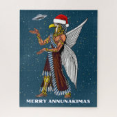 Funny Ancient UFO Annunaki Alien Weihnachten Puzzle (Vertikal)