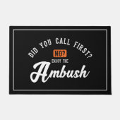 Funny and Humorous Welcome Matts | Ambush Fußmatte (Vorderseite)