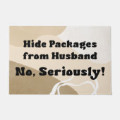 Funny and Humorous Welcome Matts | Pakete ausblend Fußmatte (Vorderseite)