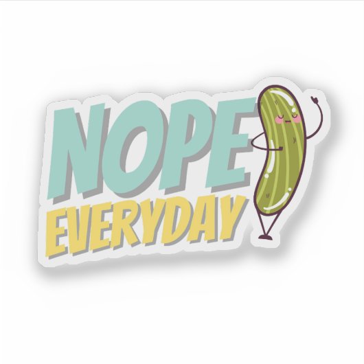 Funny and Quirky sticker (Vorderseite)