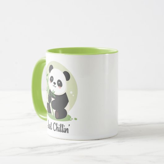 Funny and Relaxing Panda Tasse (Vorderseite Links)