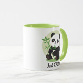 Funny and Relaxing Panda Tasse (VorderseiteRechts)