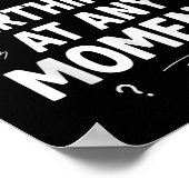 Funny And Sarcastic Design For Deep Thinkers Intro Poster (Ecke)