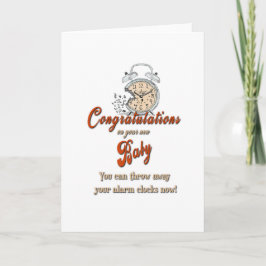 Funny and Sarcastic New Baby Card Karte