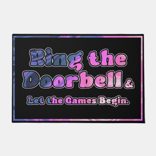 Funny and Sarcastic Welcome Matts | Klingel Fußmatte (Vorderseite)