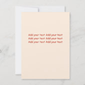 Funny and vintage happy new year holiday card (Rückseite)