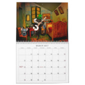Funny and Whimsical Cat Lover Calendar Kalender (Mär 2027)