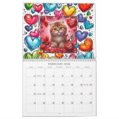 Funny and Whimsical Cat Lover Calendar Kalender (Feb 2026)