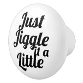 Funny Anecdote "Just jiggle it a small" DU reparie Keramikknauf (Rechts)