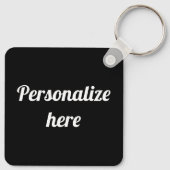 Funny Anecdote "Just jiggle it a small" DU reparie Schlüsselanhänger (Rückseite)