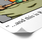 Funny Anesthesiologen Poster (Ecke)