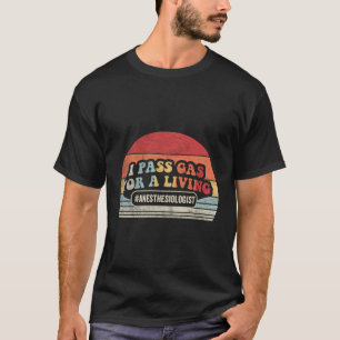 Funny Anesthesiologin Gift Retro Vintag Anesthes T-Shirt