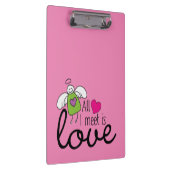 Funny Angel - Ich treffe mich nur mit Liebe 1 Klemmbrett (Rechts)