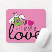 Funny Angel - Ich treffe mich nur mit Liebe 1 Mousepad (Mit Mouse)