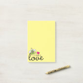 Funny Angel - Ich treffe mich nur mit Liebe 1 Post-it Klebezettel (Auf Schreibtisch)