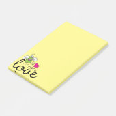 Funny Angel - Ich treffe mich nur mit Liebe 1 Post-it Klebezettel (angewinkelt)