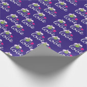 Funny Angel - Ich treffe mich nur mit Liebe 2 Geschenkpapier (Ecke)
