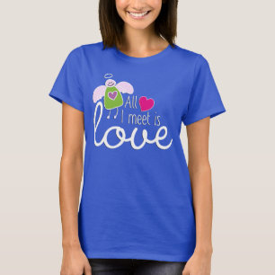 Funny Angel - Ich treffe mich nur mit Liebe 2 T-Shirt