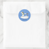 Funny Angel von Buffalo Sticker (Tasche)