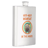 Funny Angesagt hop Wombat im Haus Flachmann (Rechts)