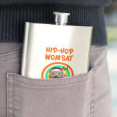 Funny Angesagt hop Wombat im Haus Flachmann (Beispiel)