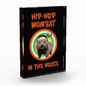 Funny Angesagt hop Wombat im Haus Fotoblock (Links)