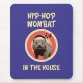 Funny Angesagt hop Wombat im Haus Mousepad (Vorne)