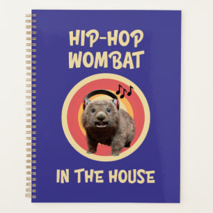 Funny Angesagt hop Wombat im Haus Planer