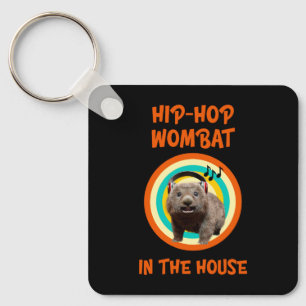 Funny Angesagt hop Wombat im Haus Schlüsselanhänger