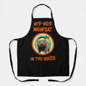Funny Angesagt hop Wombat im Haus Schürze (Vorderseite)
