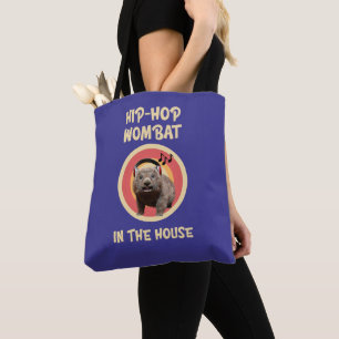 Funny Angesagt hop Wombat im Haus Tasche